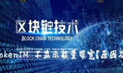 为什么 TokenIM 不显示能量